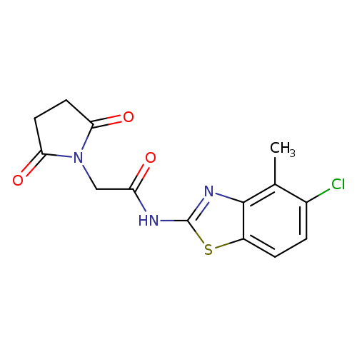 N-(5-chloro-4-methyl-1,3-benzothiazol-2-yl)-2-(2,5-dioxopyrrolidin-1-yl)acetamide