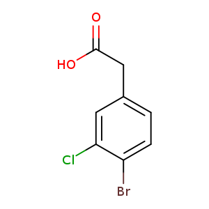 Benzeneacetic acid, 4-bromo-3-chloro-