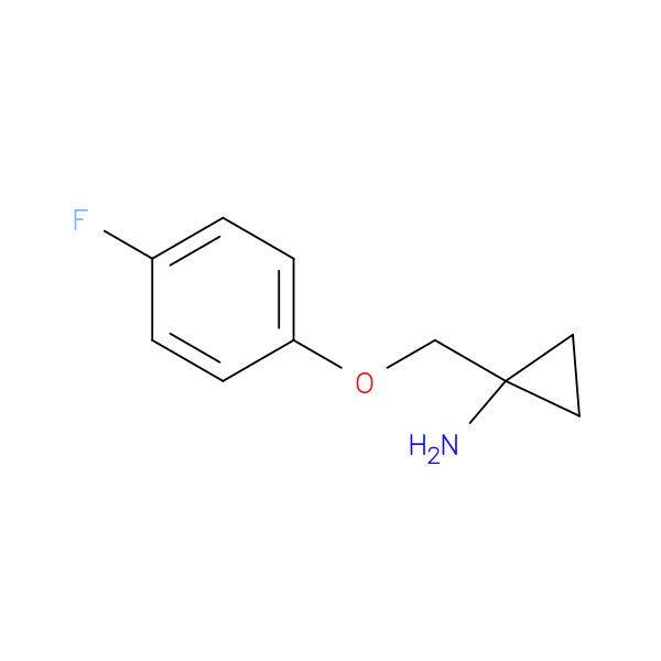 (1-[(4-Fluorophenoxy)methyl]cyclopropyl)amine hydrochloride
