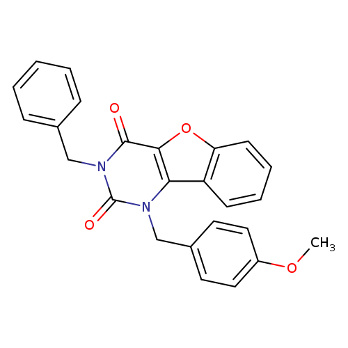 5-benzyl-3-[(4-methoxyphenyl)methyl]-8-oxa-3,5-diazatricyclo[7.4.0.0^{2,7}]trideca-1(9),2(7),10,12-tetraene-4,6-dione