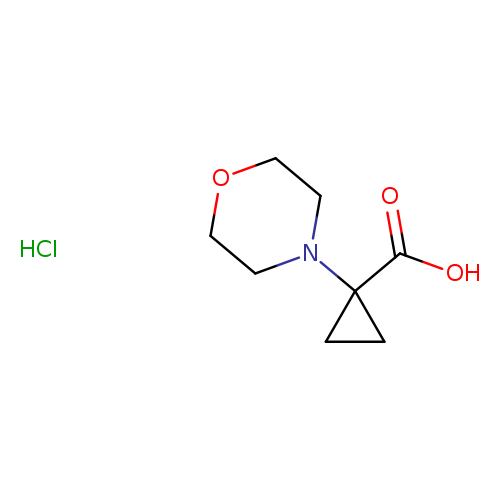 1-(morpholin-4-yl)cyclopropane-1-carboxylic acid hydrochloride