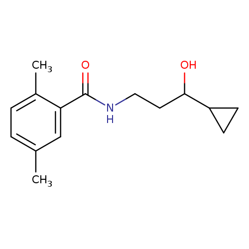 N-(3-cyclopropyl-3-hydroxypropyl)-2,5-dimethylbenzamide