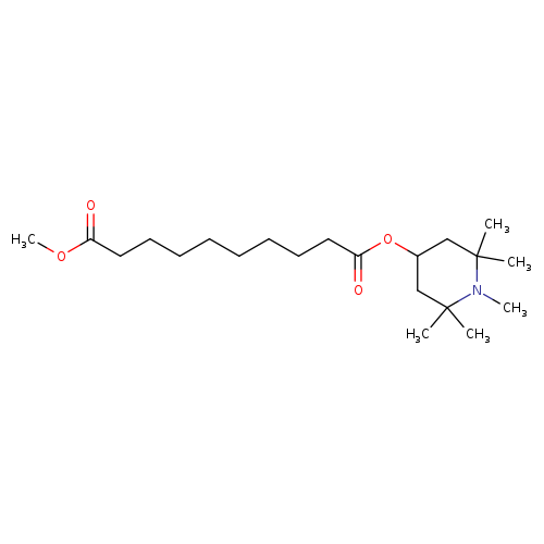 1-(Methyl)-8-(1,2,2,6,6-pentamethyl-4-piperidinyl)-sebacate