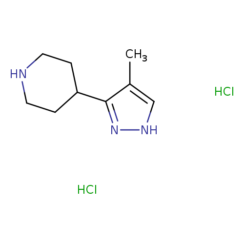 4-(4-Methyl-1H-pyrazol-3-yl)piperidine dihydrochloride