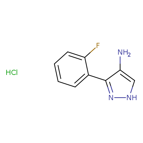 3-(2-Fluorophenyl)-1H-pyrazol-4-aminehydrochloride