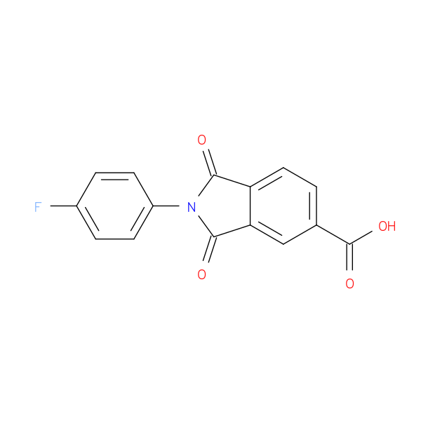 2-(4-Fluorophenyl)-1,3-dioxoisoindoline-5-carboxylic acid
