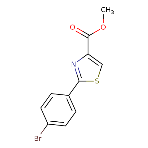 Methyl 2-(4-bromophenyl)thiazole-4-carboxylate