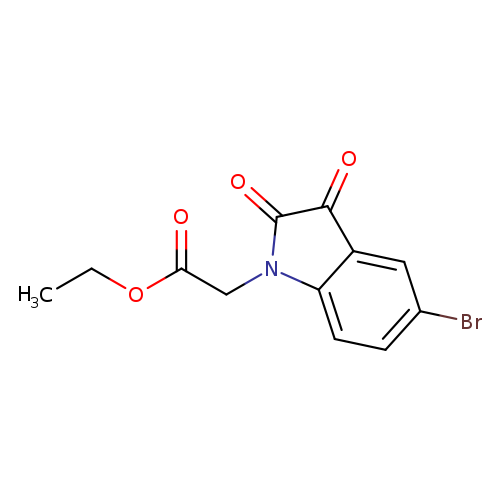 (5-Bromo-2,3-dioxo-2,3-dihydro-indol-1-yl)-acetic acid ethyl ester
