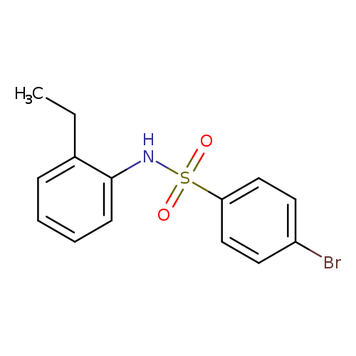 4-bromo-N-(2-ethylphenyl)benzene-1-sulfonamide