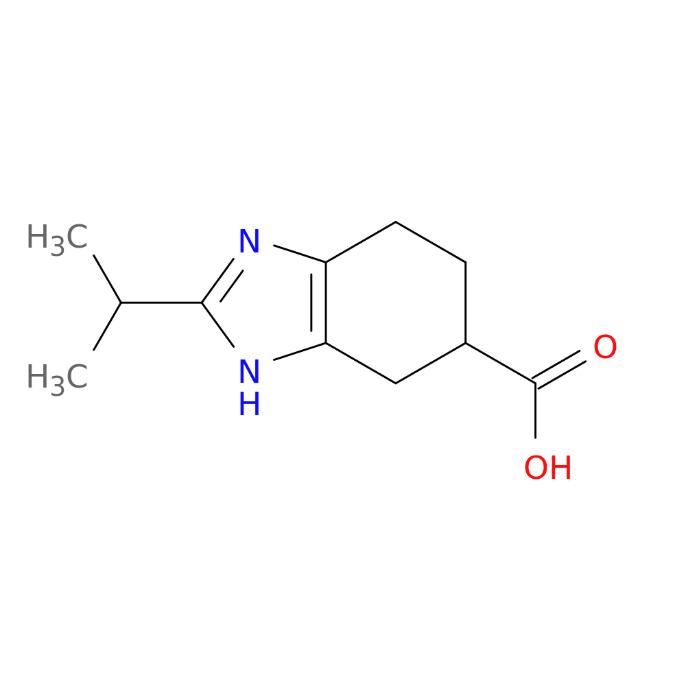 2-(propan-2-yl)-4,5,6,7-tetrahydro-1H-1,3-benzodiazole-6-carboxylic acid