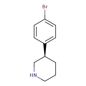 (3R)-3-(4-bromophenyl)piperidine