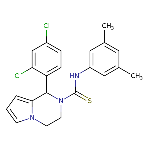 1-(2,4-dichlorophenyl)-N-(3,5-dimethylphenyl)-1H,2H,3H,4H-pyrrolo[1,2-a]pyrazine-2-carbothioamide