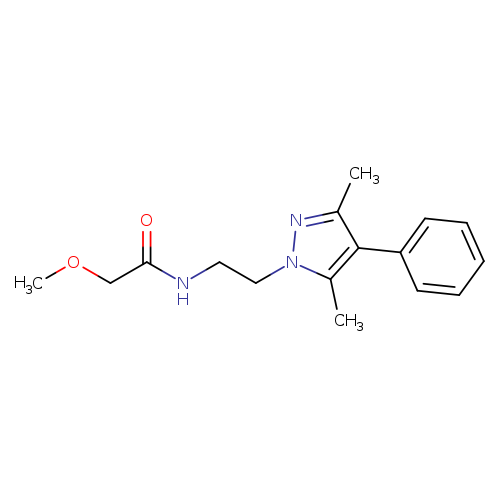 N-[2-(3,5-dimethyl-4-phenyl-1H-pyrazol-1-yl)ethyl]-2-methoxyacetamide