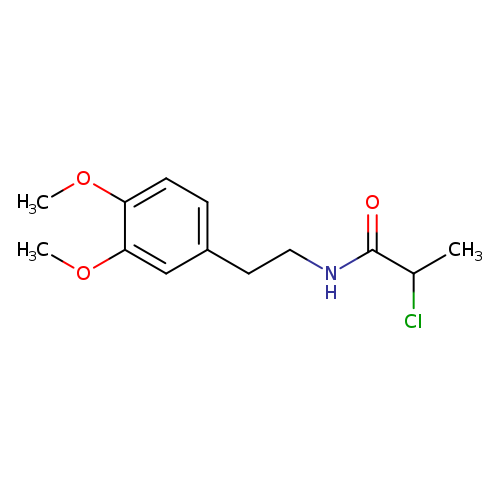 2-chloro-N-[2-(3,4-dimethoxyphenyl)ethyl]propanamide