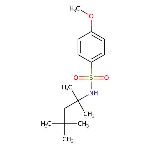 4-methoxy-N-(2,4,4-trimethylpentan-2-yl)benzene-1-sulfonamide