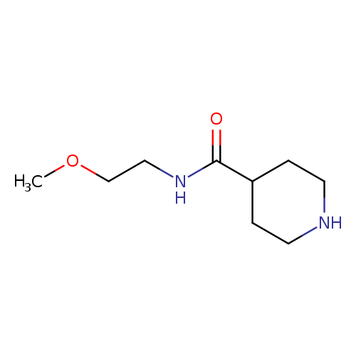 N-(2-Methoxyethyl)piperidine-4-carboxamide