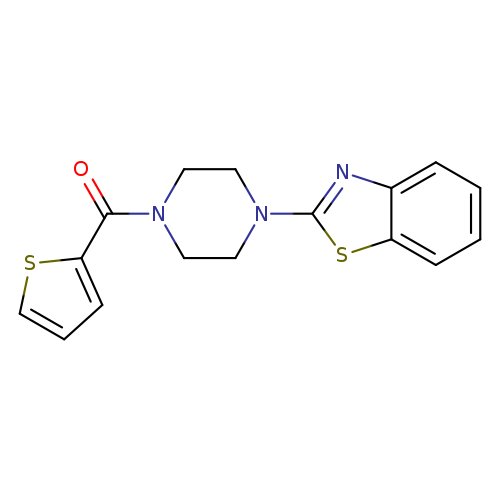 2-[4-(thiophene-2-carbonyl)piperazin-1-yl]-1,3-benzothiazole