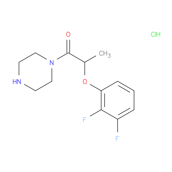 2-(2,3-difluorophenoxy)-1-(piperazin-1-yl)propan-1-one hydrochloride