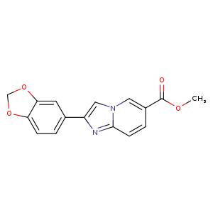 methyl 2-(2H-1,3-benzodioxol-5-yl)imidazo[1,2-a]pyridine-6-carboxylate