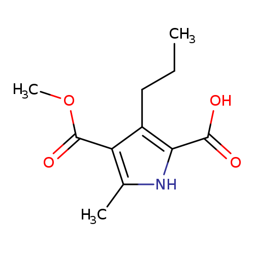 4-(methoxycarbonyl)-5-methyl-3-propyl-1H-pyrrole-2-carboxylic acid