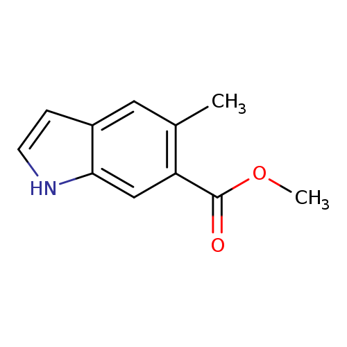 1H-Indole-6-carboxylic acid, 5-methyl-, methyl ester