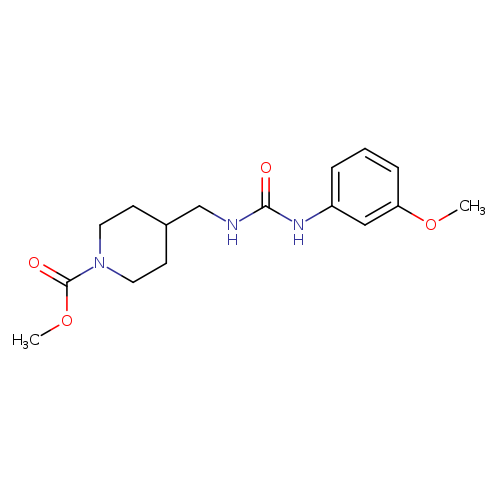 methyl 4-({[(3-methoxyphenyl)carbamoyl]amino}methyl)piperidine-1-carboxylate