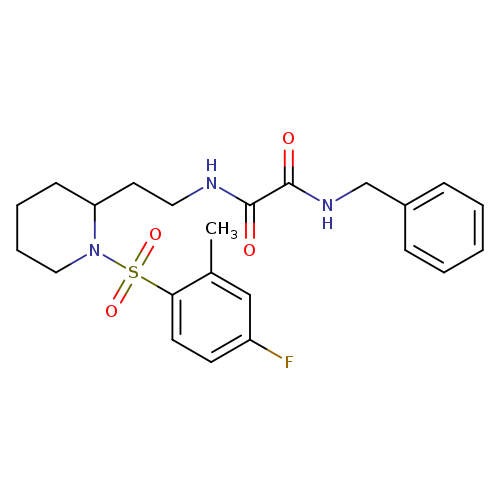 N'-benzyl-N-{2-[1-(4-fluoro-2-methylbenzenesulfonyl)piperidin-2-yl]ethyl}ethanediamide