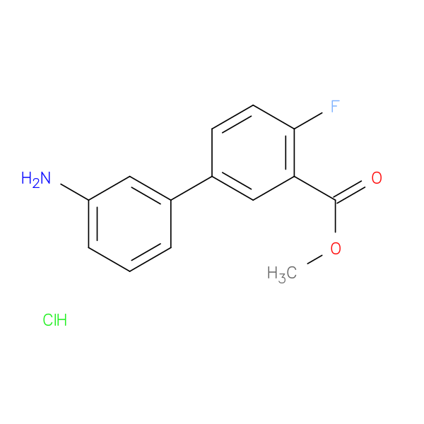 Methyl 5-(3-aminophenyl)-2-fluorobenzoate, HCl