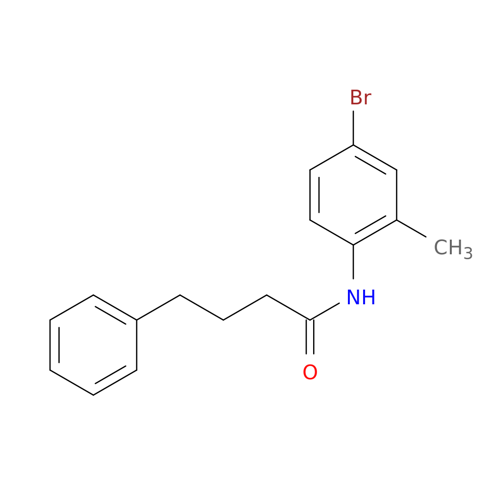N-(4-bromo-2-methylphenyl)-4-phenylbutanamide