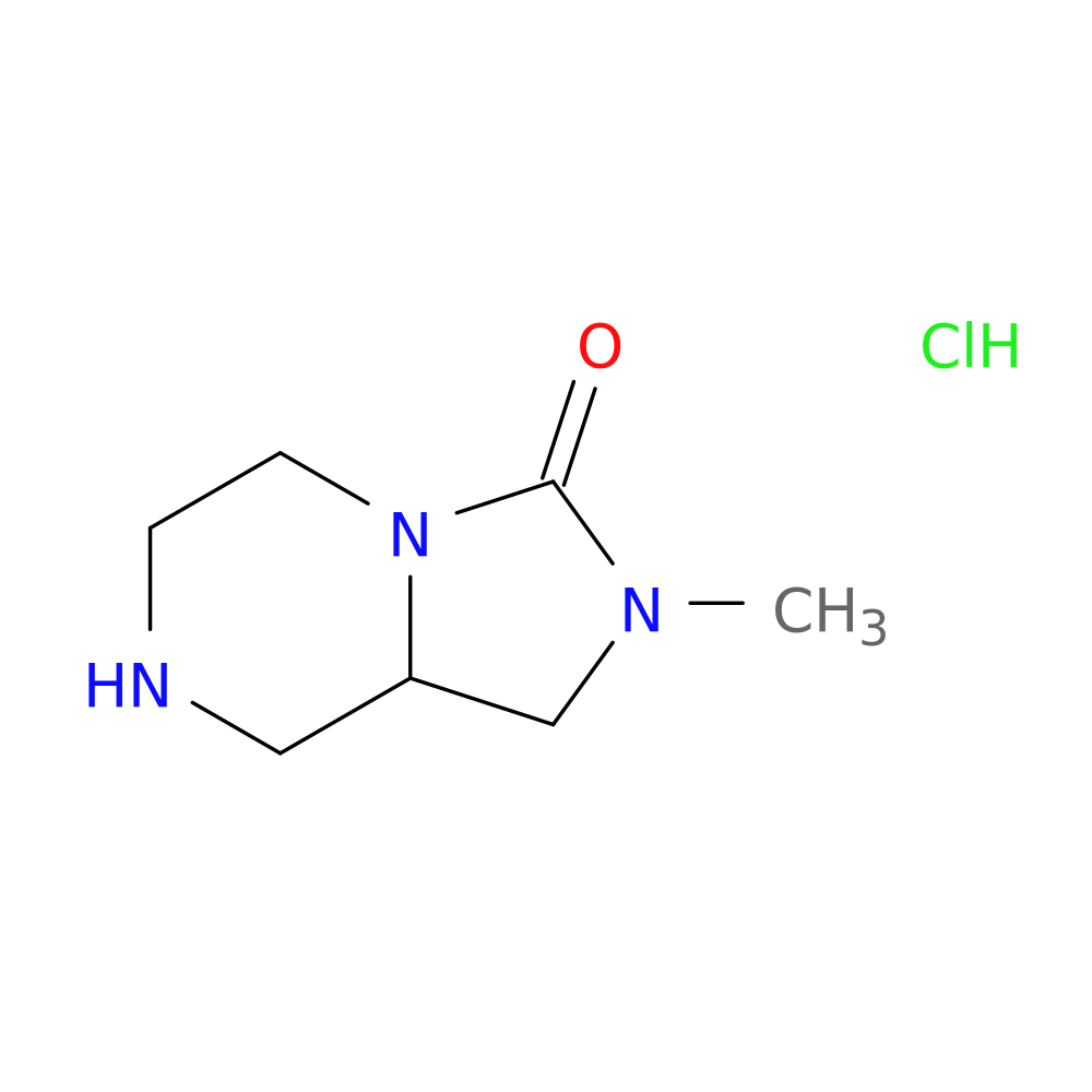 2-methyl-octahydroimidazolidino[1,5-a]piperazin-3-one hydrochloride