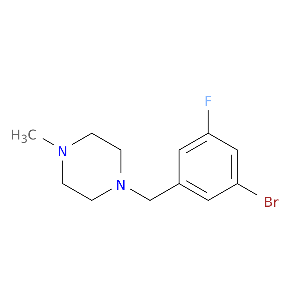 1-(3-broMo-5-fluorobenzyl)-4-Methylpiperazine