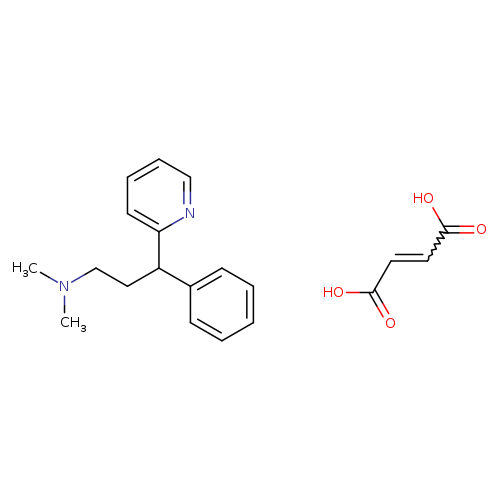 2-Pyridinepropanamine, N,N-dimethyl-γ-phenyl-, (2Z)-2-butenedioate (1:1)