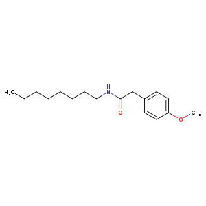 2-(4-methoxyphenyl)-N-octylacetamide