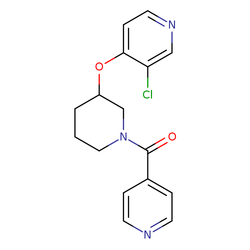 3-chloro-4-{[1-(pyridine-4-carbonyl)piperidin-3-yl]oxy}pyridine