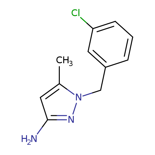 1-[(3-chlorophenyl)methyl]-5-methyl-1H-pyrazol-3-amine