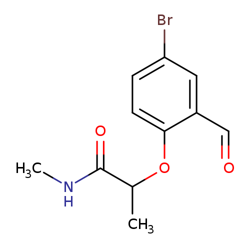 2-(4-bromo-2-formylphenoxy)-n-methylpropanamide