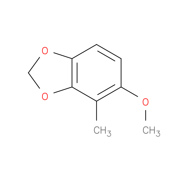 1,3-Benzodioxole, 5-methoxy-4-methyl-