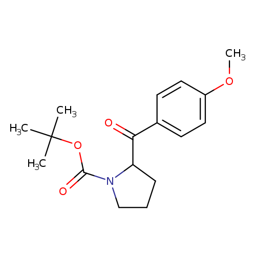 tert-butyl 2-(4-methoxybenzoyl)pyrrolidine-1-carboxylate