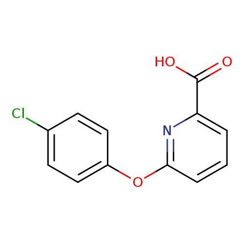 6-(4-chlorophenoxy)pyridine-2-carboxylic acid