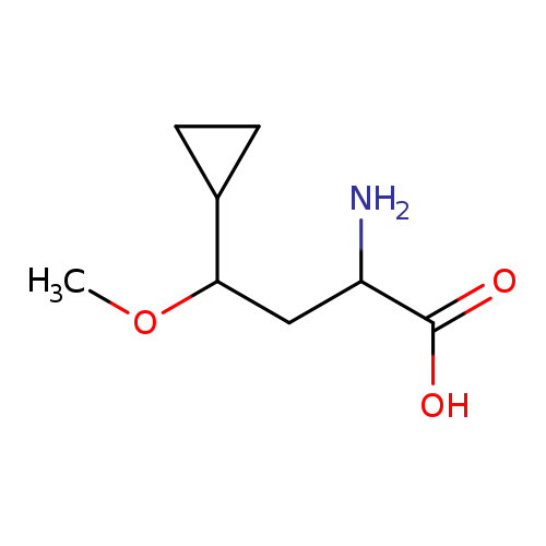 2-amino-4-cyclopropyl-4-methoxybutanoic acid