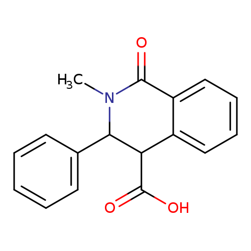 2-Methyl-1-oxo-3-phenyl-1,2,3,4-tetrahydroisoquinoline-4-carboxylic acid