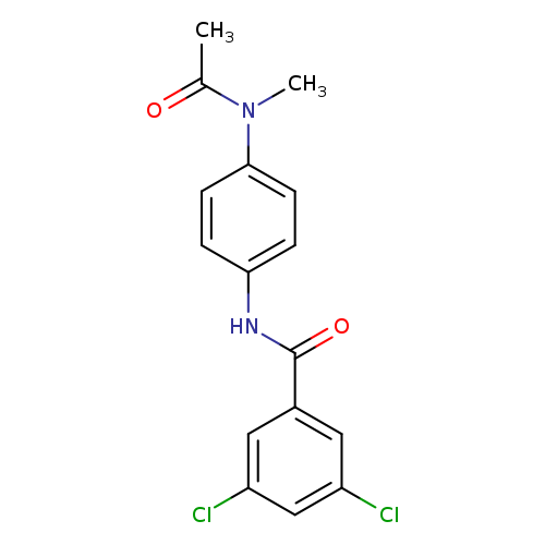 N-{4-[acetyl(methyl)amino]phenyl}-3,5-dichlorobenzamide