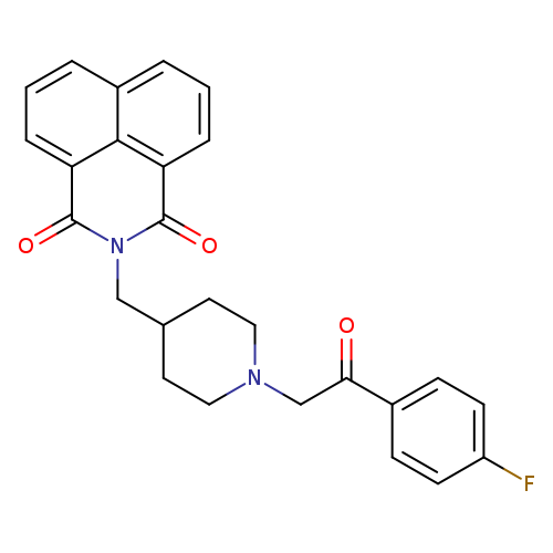 1H-Benz[de]isoquinoline-1,3(2H)-dione, 2-[[1-[2-(4-fluorophenyl)-2-oxoethyl]-4-piperidinyl]methyl]-