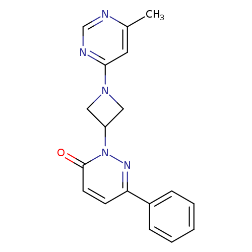 2-[1-(6-methylpyrimidin-4-yl)azetidin-3-yl]-6-phenyl-2,3-dihydropyridazin-3-one