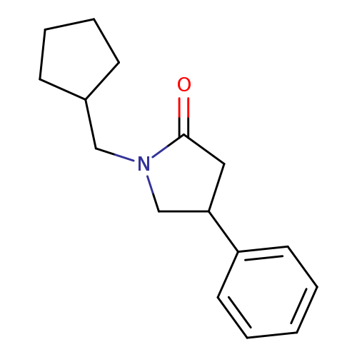 1-(cyclopentylmethyl)-4-phenylpyrrolidin-2-one