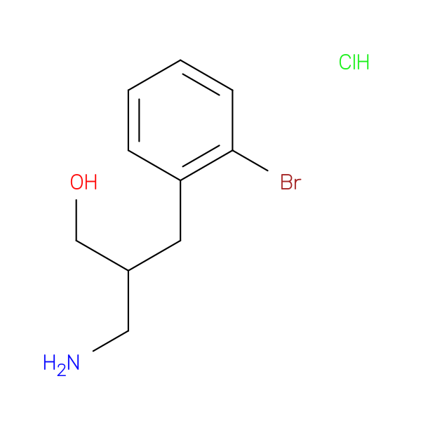 3-amino-2-[(2-bromophenyl)methyl]propan-1-ol hydrochloride