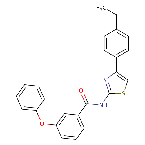 N-[4-(4-ethylphenyl)-1,3-thiazol-2-yl]-3-phenoxybenzamide