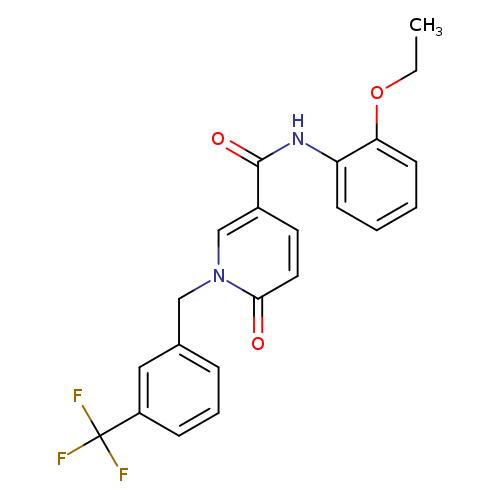 N-(2-ethoxyphenyl)-6-oxo-1-{[3-(trifluoromethyl)phenyl]methyl}-1,6-dihydropyridine-3-carboxamide