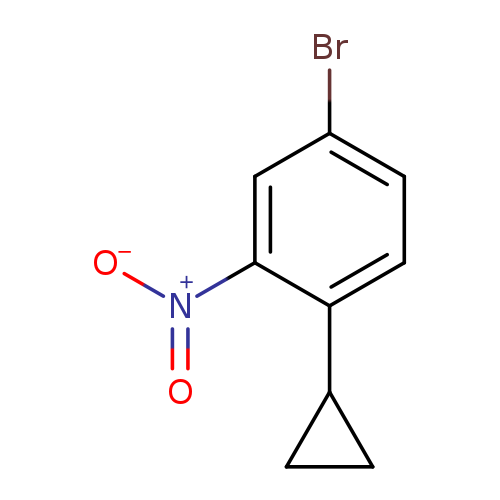 Benzene, 4-bromo-1-cyclopropyl-2-nitro-