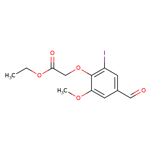ethyl (4-formyl-2-iodo-6-methoxyphenoxy)acetate